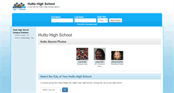 Desktop Screenshot of huttohighschool.org